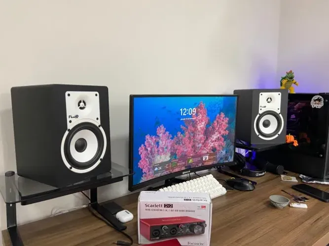 C5 Fluid Audio Par Monitor Referência Caixa De Som Estúdio