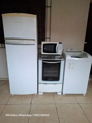 Geladeira + Fogão + Máquina de lavar + Micro-ondas - Guarulhos SP