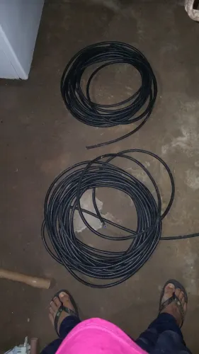 Cabo pp 3x2,5mm, dois pedaços vendidos separados ou juntos.