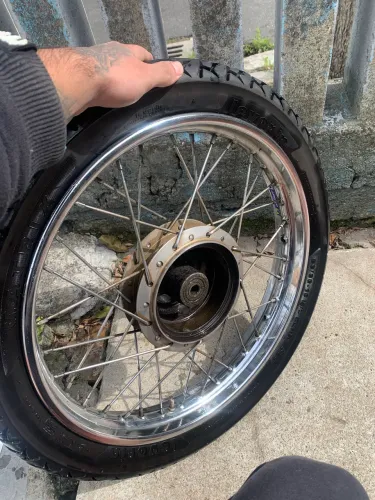 Roda traseira fan 125 aro 18
