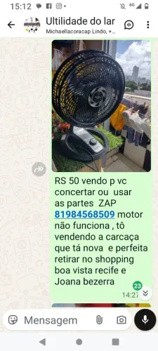 Carcaça de ventilador perfeitas 