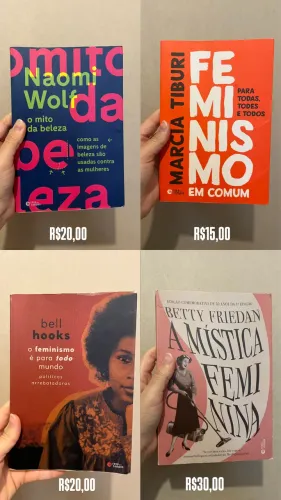Livros feminismo 