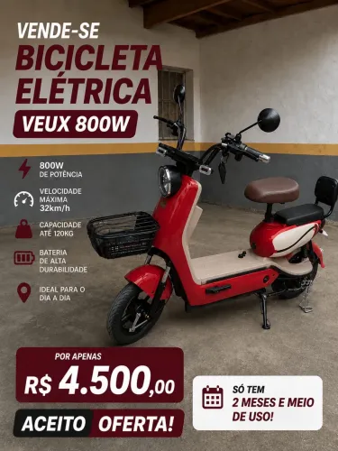 Bike elétrica seminova