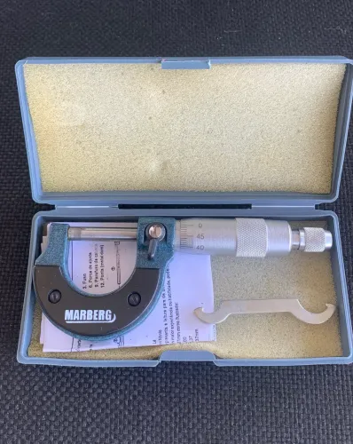 Micrômetro Mecânico Marberg - Precisão 0 a 25mm