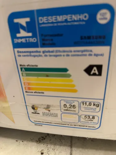 Máquina de lavar 11 kilos Samsung