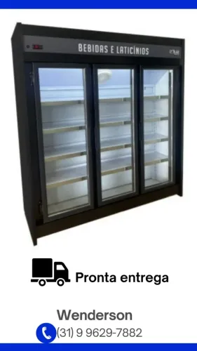 Expositor Refrigerado Auto Serviço Polar 1.80m 3 Portas Novo