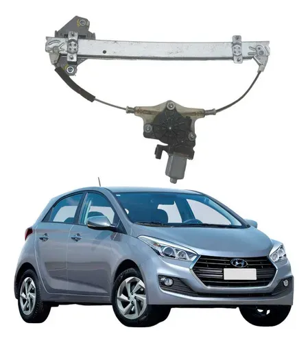 Máquina Vidro Porta Dianteira Esquerda Hb20 2012 A 2018