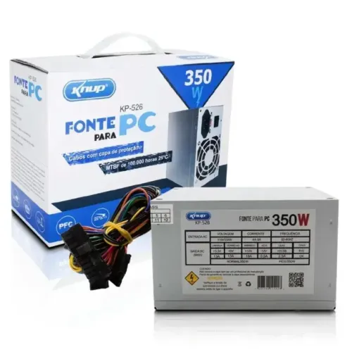 Fonte para PC Knup 350W (Nova)