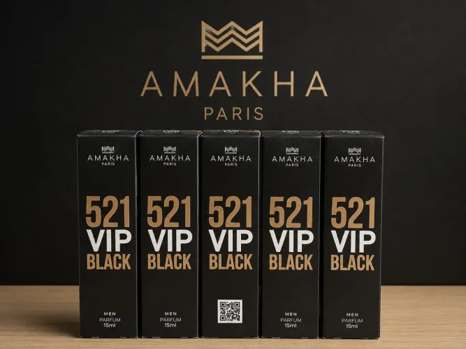 Perfume 521 VIP Black Masculino - Amakha Paris (15ml)