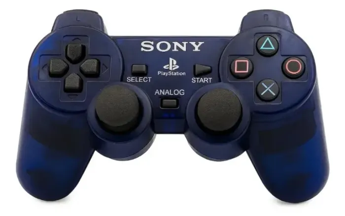 Controle Joystick Sony Playstation Dualshock 2 Midnight Blue