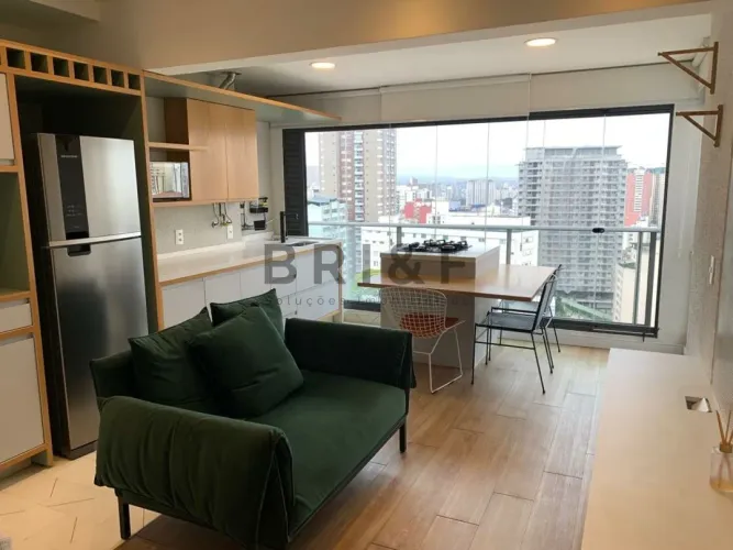 APARTAMENTO COM 1 DORMITÓRIO, 1 VAGA, MOBILIADO PARA LOCAÇÃO