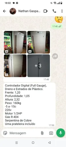 Camara fria 1800 litros