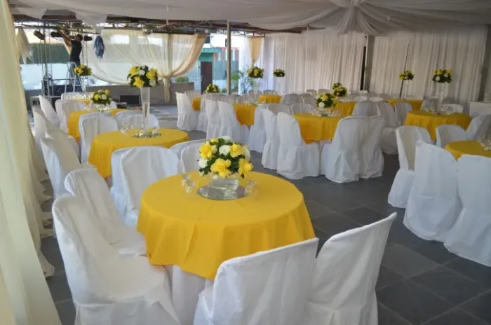 capas de tecido para cadeiras, cerimônia de casamento e recepções em geral