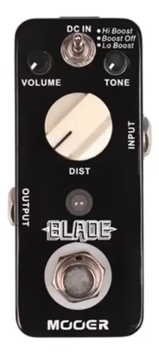 Pedal Mooer Blade Metal Distortion Branco/preto