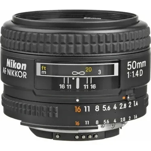 Lente Nikon FX 50mm f/1.4D - Nova na caixa!