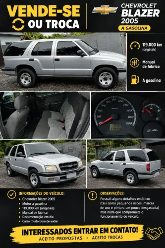Chevrolet S10 Blazer Advant. 2.4/2.4 MPFI F.power 2005