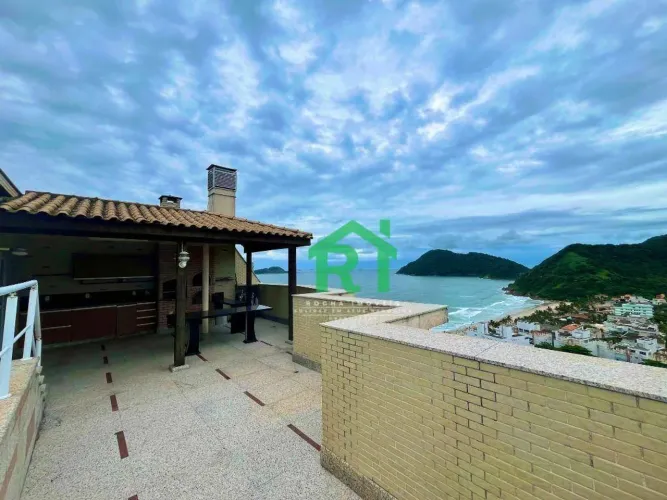 Cobertura com 3 Quartos (1 Suíte), 2 Vagas e Lazer, à venda na Praia do Tombo, Guarujá.