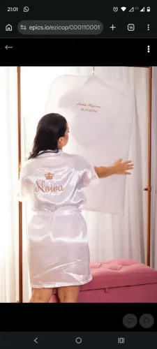 Robe Cetim Noiva