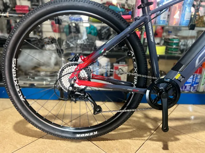 Bicicleta Elétrica Oggi 8.0 Acera 8v Freio Shimano 2024 