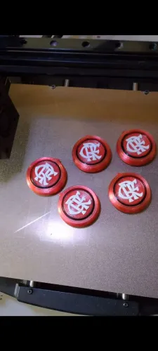 Chaveiro giratório do Flamengo antiestresse