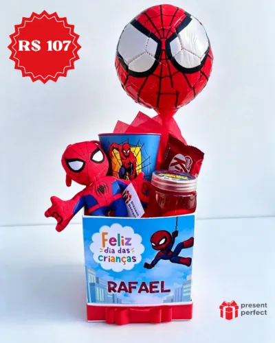 Presente Dia das Crianças - Box Homem-Aranha