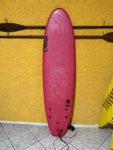Prancha CROA Softboard 7.0 - Completa com Quilhas e Leash