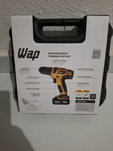 Furadeira Parafusadeira WAP 12V Nova