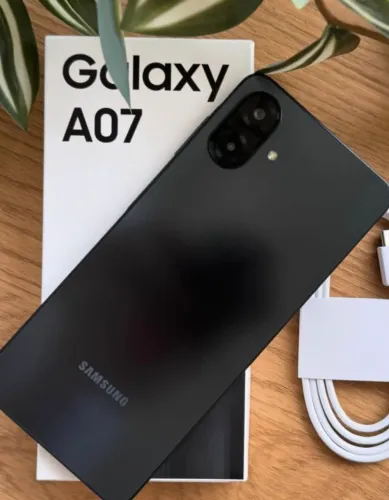 Celular Novo Lacrado Lançamento Samsung A07 - 128/4 Nacional preto - Black