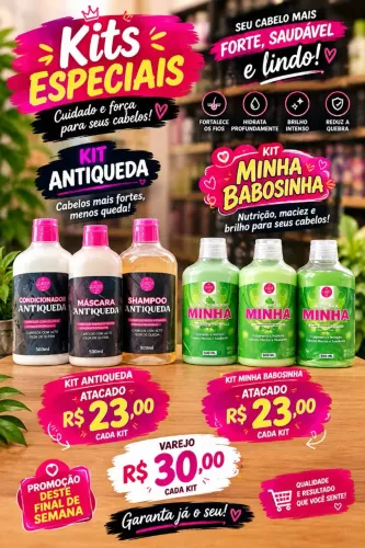Kits para cabelos
