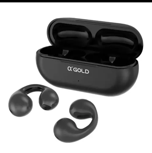 Fone de Ouvido Preto Bluetooth Condução Óssea FN-BT33