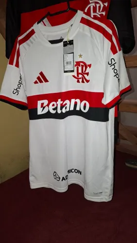 Camisa Original do Flamengo R$230,00 - Manto 1 Branco 2026<br>