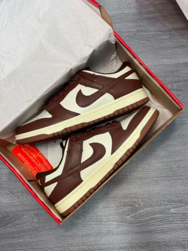 Tênis Nike Dunk Low Cacao Tons Castanhos Unissex Premium - Disponível 34 AO 43