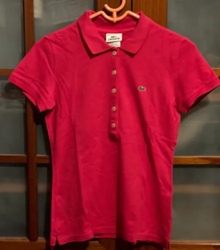 Camisa polo rosa pink Lacoste 
