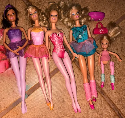 Barbies bailarinas e ginasta