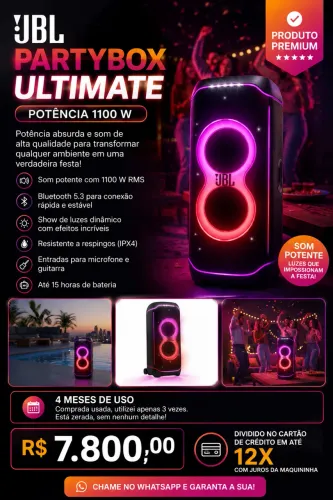 JBL PartyBox Ultimate 1100 W