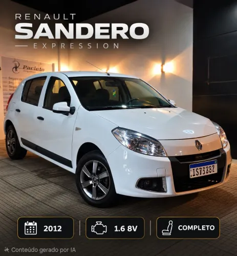 Renault Sandero Expression Hi-flex 1.6 8V 5P 2012