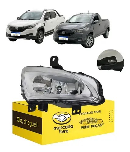 Farol Milha Cibie Auxiliar Strada 2021 2022 2023 24 2025 L.e Cristal