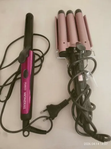 Prancha modeladora e triondas 40 baby liss, 50 triondas 