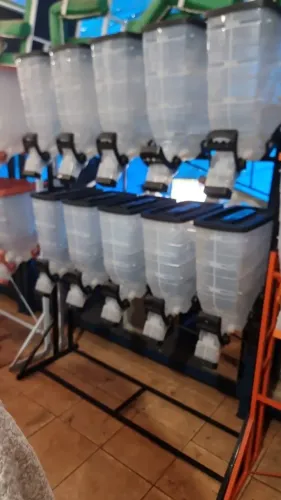 Dispenser de rações Durapets (melhor marca material de alta qualidade)com 10 módulos 