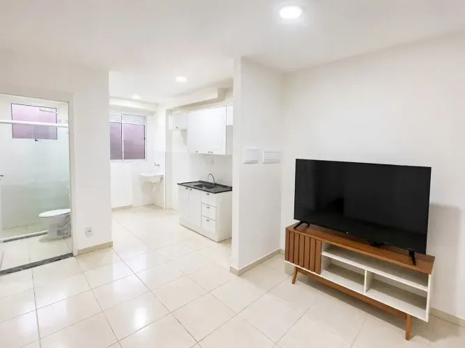 Apartamento para venda possui 41 metros quadrados com 2 quartos em Wanel Ville - Sorocaba