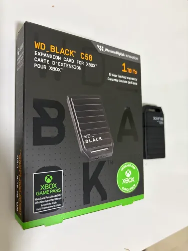 Cartão de expansão 1tb WD black C50 oficial Xbox series