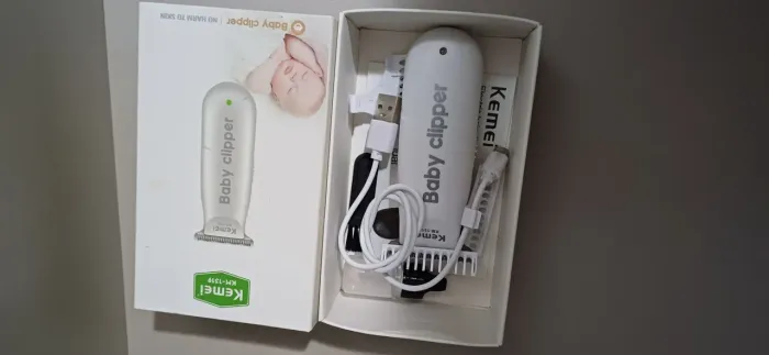 Maquina Acabamento Baby Clipper Criança Cortar Cabelo Barba
