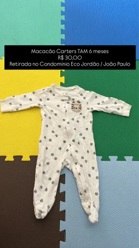Macacão Carters 6 meses