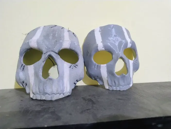 Máscara caveira cosplay