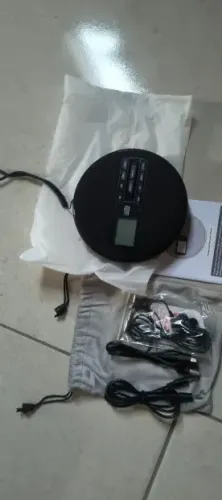 Leitor Portátil - Diskman - CD, MP3, USB e Com Alto Falante Interno - Novo - Venda Rápida