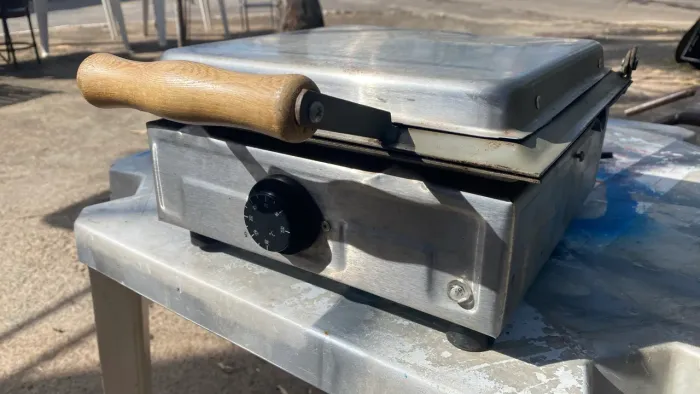 CHAPA COM ABAFADOR TEDESCO INOX 32x32  