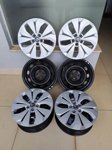 Roda aro 16 e calota zero