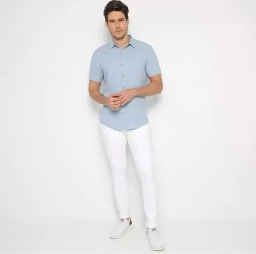 Calça Jeans Masculina Branca Hering 44 BR