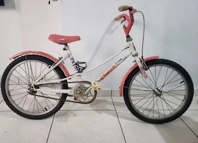 Bicicleta infantil Caloi Moranguinho Antiga colecionador aro 20