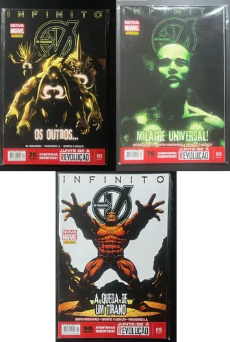 Os Vingadores Nova Marvel - 3 Edições Panini